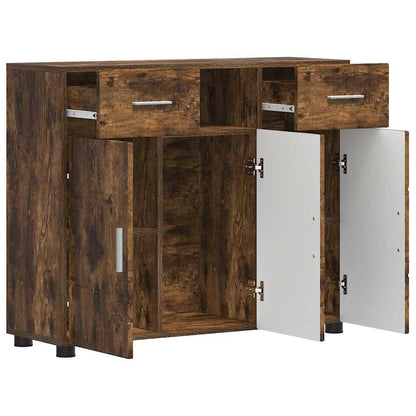 Holzschrank Geräucherte Eiche 88,5 x 30,5 x 73 cm Holzwerkstoff