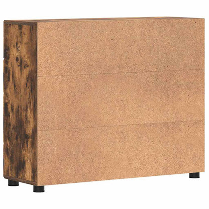 Holzschrank Geräucherte Eiche 88,5 x 30,5 x 73 cm Holzwerkstoff