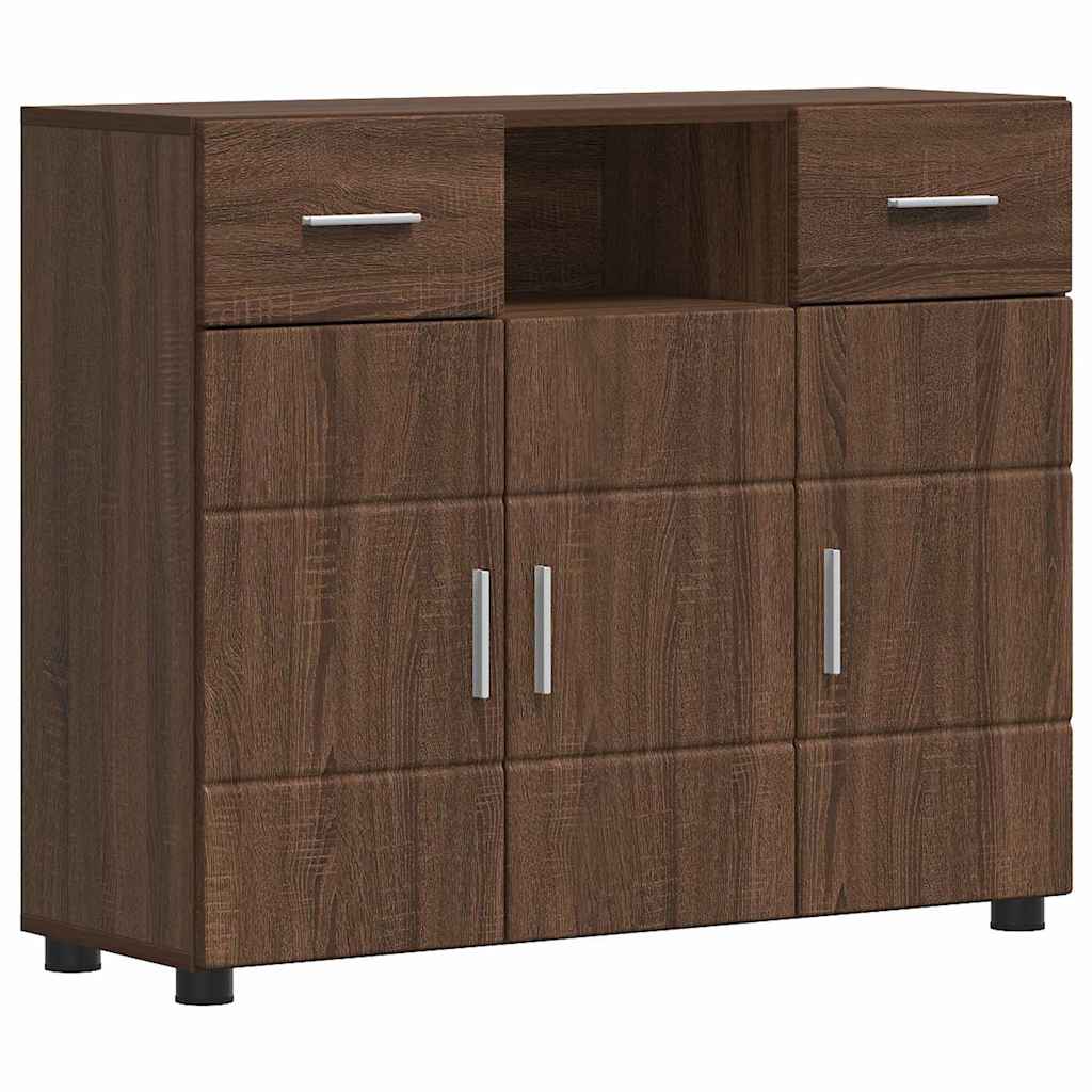 Holzschrank mit Speicher Braun Eichen-Optik 88,5 x 30,5 x 73 cm