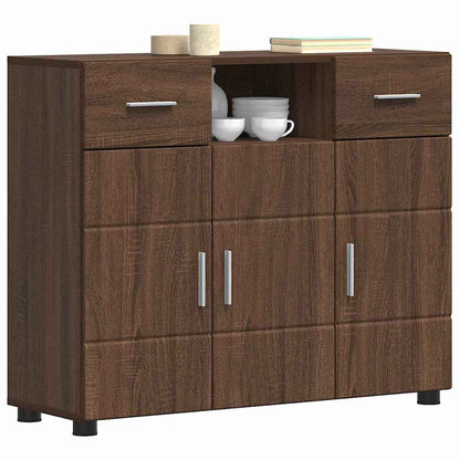Holzschrank mit Speicher Braun Eichen-Optik 88,5 x 30,5 x 73 cm