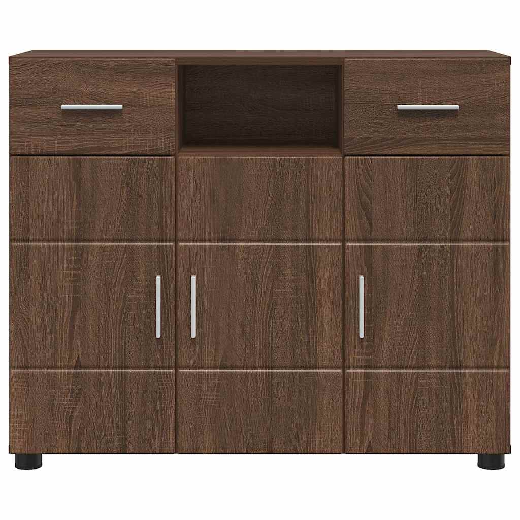 Holzschrank mit Speicher Braun Eichen-Optik 88,5 x 30,5 x 73 cm