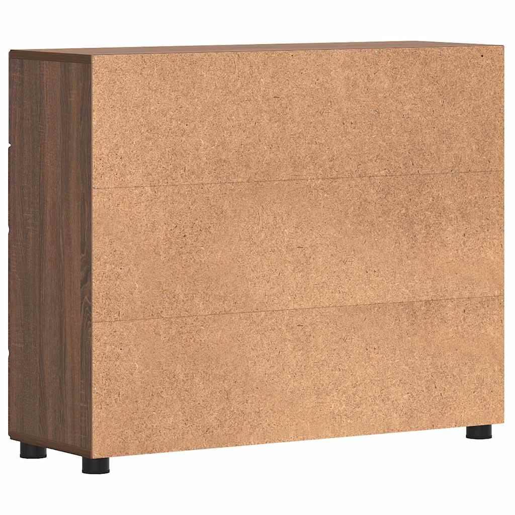 Holzschrank mit Speicher Braun Eichen-Optik 88,5 x 30,5 x 73 cm