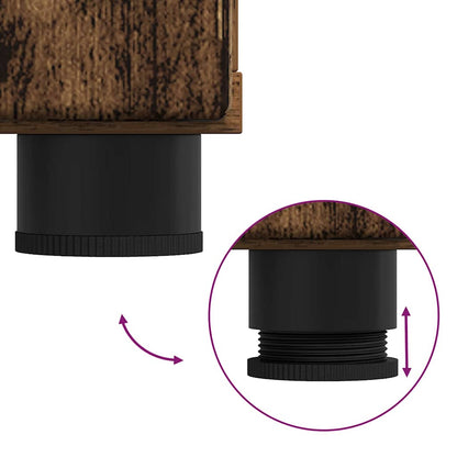 Holzschrank Altholz 88,5 x 30,5 x 73 cm Holzwerkstoff