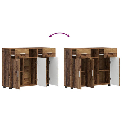 Holzschrank Altholz 88,5 x 30,5 x 73 cm Holzwerkstoff