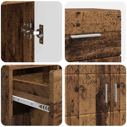 Holzschrank Altholz 88,5 x 30,5 x 73 cm Holzwerkstoff