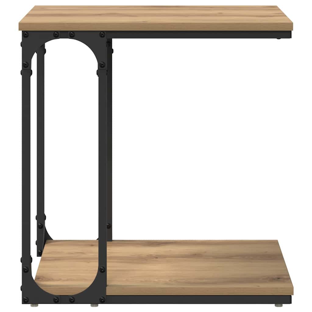 Beistelltisch Artisan-Eiche 50 x 35 x 52 cm Holzwerkstoff