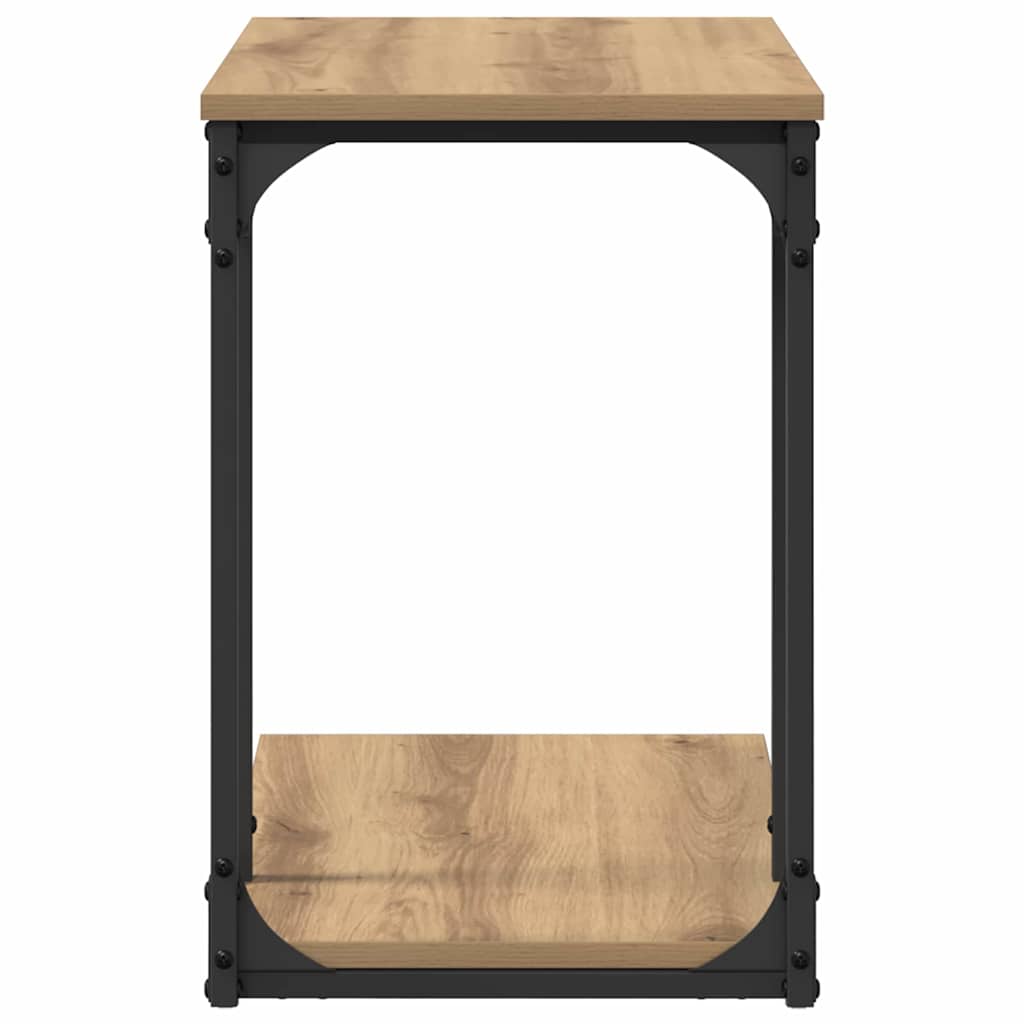 Beistelltisch Artisan-Eiche 50 x 35 x 52 cm Holzwerkstoff