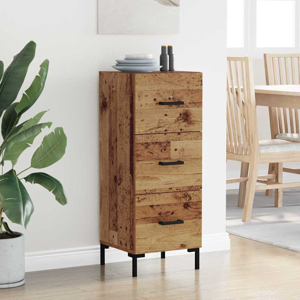 Sideboard Altholz 34,5 x 34 x 90 cm Holzwerkstoff