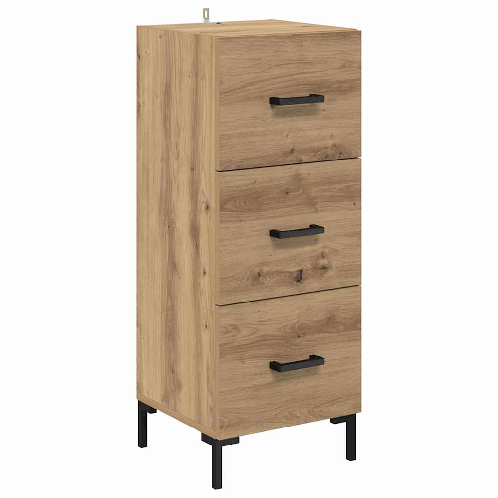 Sideboard Artisan-Eiche 34,5 x 34 x 90 cm Holzwerkstoff