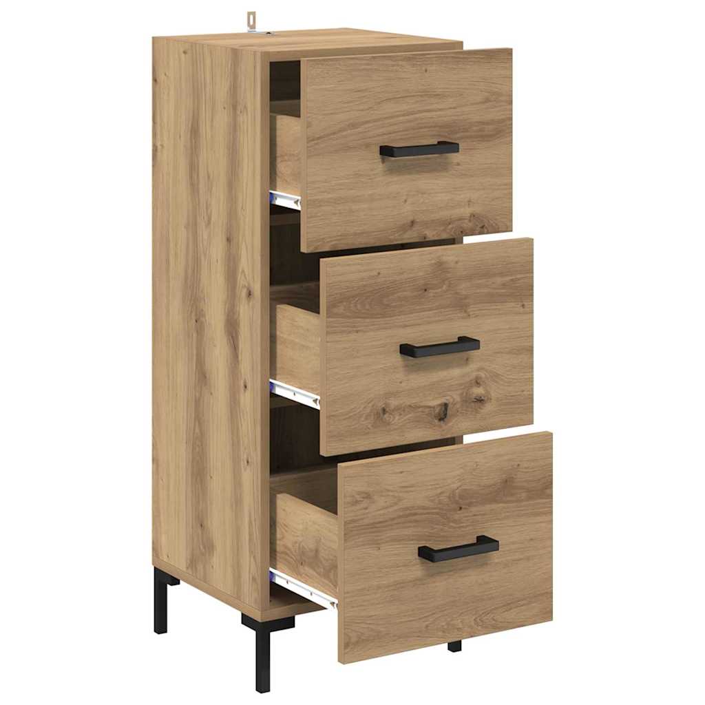 Sideboard Artisan-Eiche 34,5 x 34 x 90 cm Holzwerkstoff