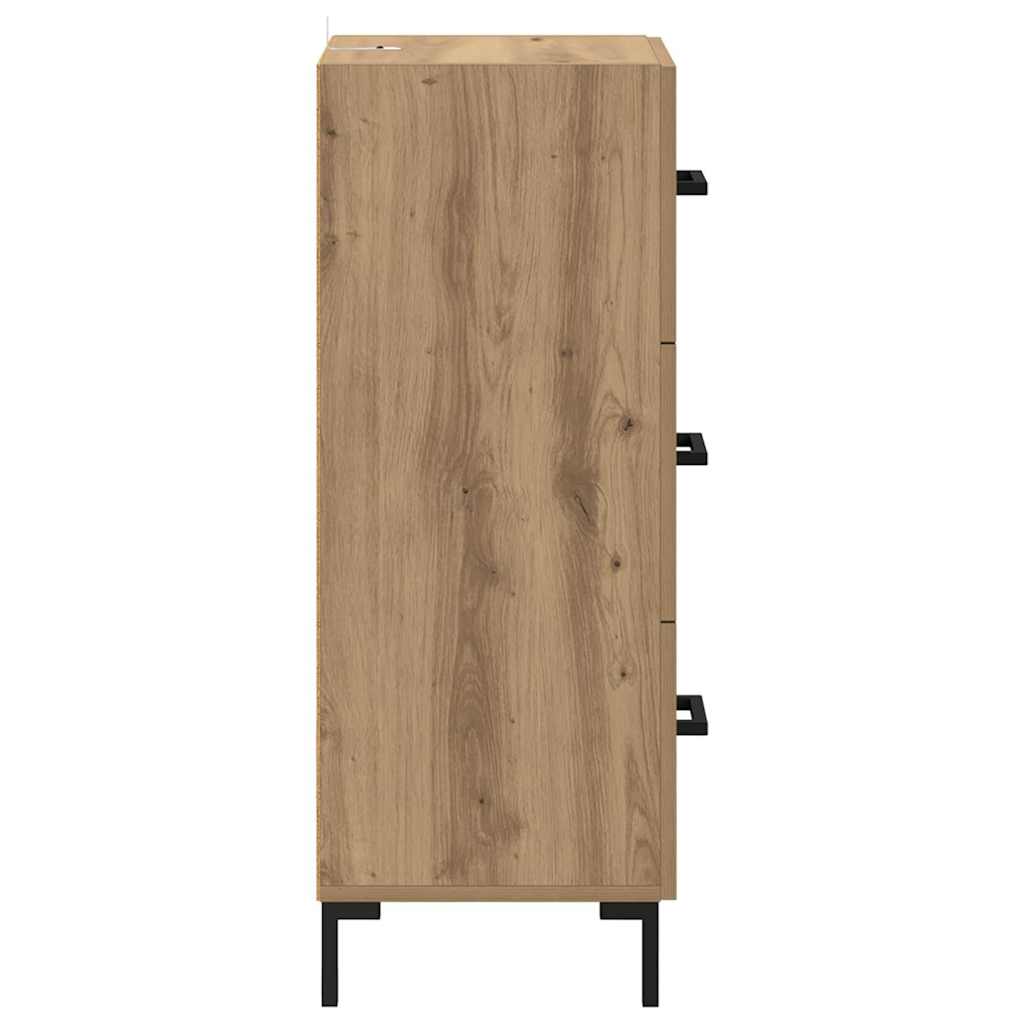 Sideboard Artisan-Eiche 34,5 x 34 x 90 cm Holzwerkstoff