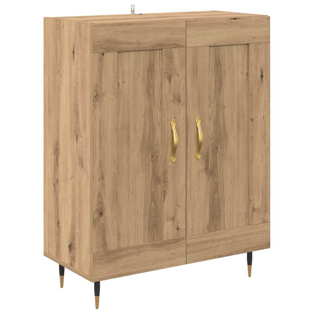 Sideboard Artisan-Eiche 69,5 x 34 x 90 cm Holzwerkstoff