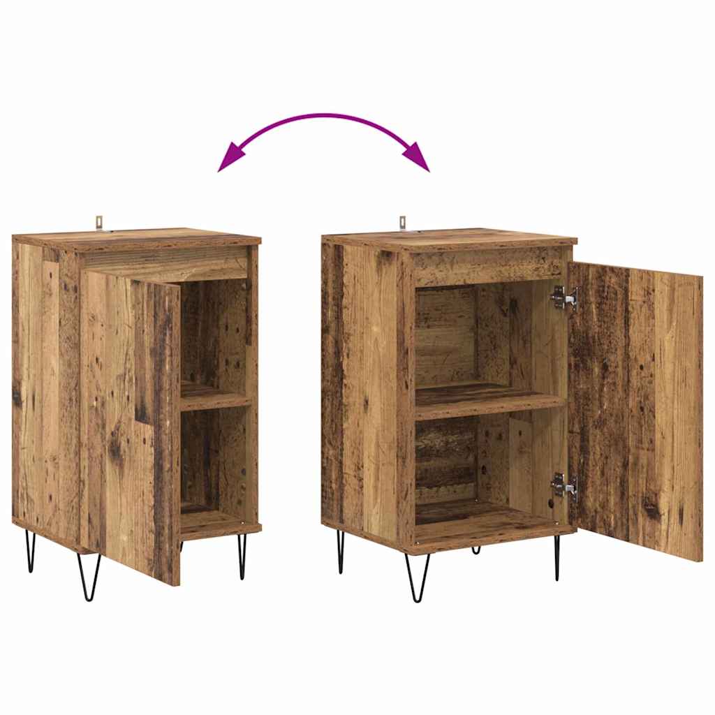 Sideboard Wandmontiert Altholz 40 x 35 x 70 cm Holzwerkstoff