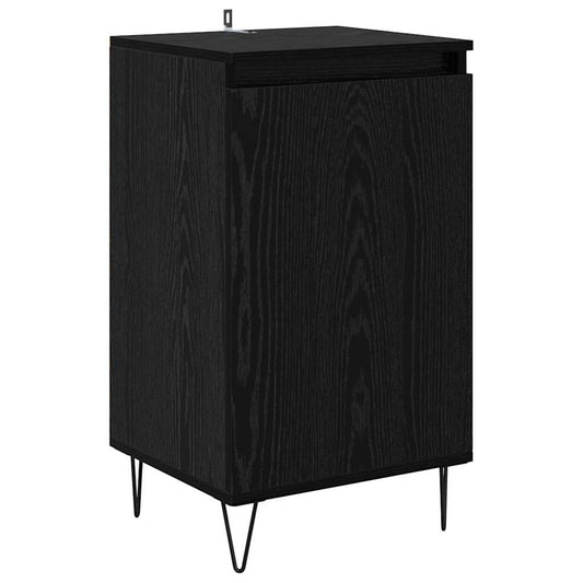 Sideboard Schwarz Eichen-Optik 40 x 35 x 70 cm Holzwerkstoff