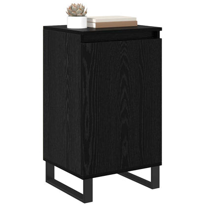 Sideboard Schwarz Eichen-Optik 40 x 35 x 70 cm Holzwerkstoff