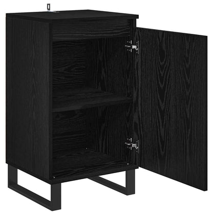 Sideboard Schwarz Eichen-Optik 40 x 35 x 70 cm Holzwerkstoff