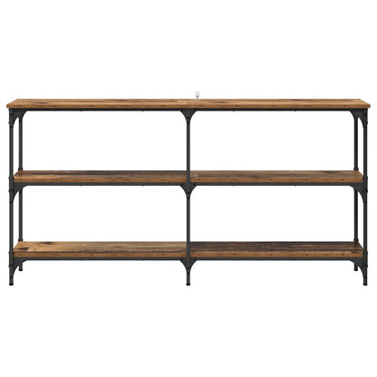 Konsolentisch Altholz 150 x 29 x 75 cm Sperrholz und Metall