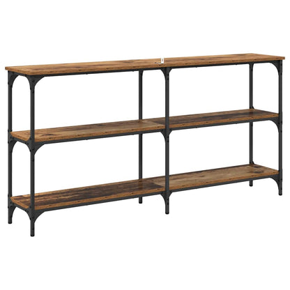 Konsolentisch Altholz 150 x 29 x 75 cm Sperrholz und Metall