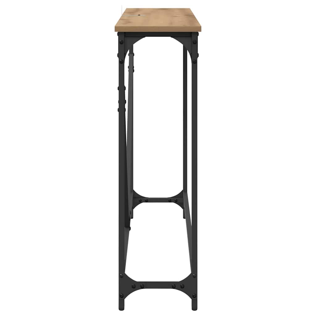Konsolentisch Artisan-Eiche 102 x 23 x 75 cm Holzwerkstoff