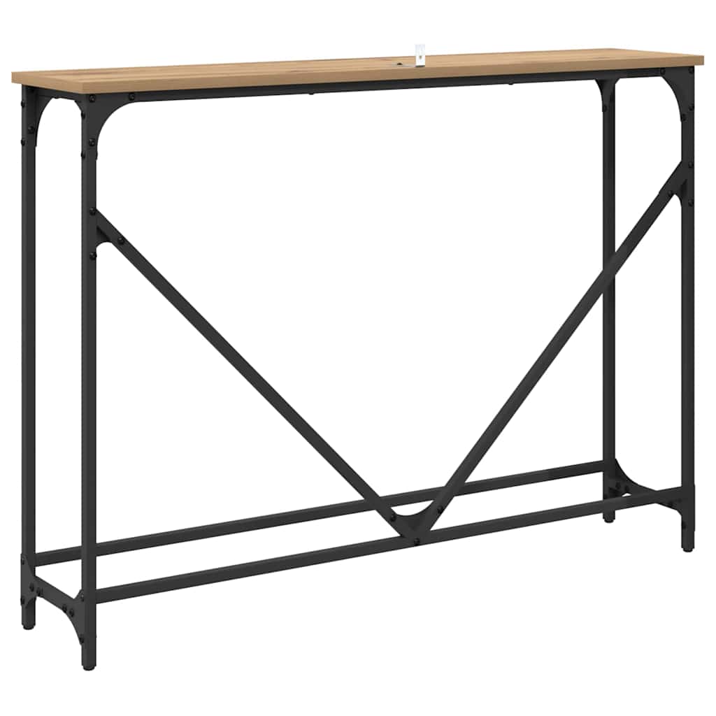 Konsolentisch Artisan-Eiche 102 x 23 x 75 cm Holzwerkstoff