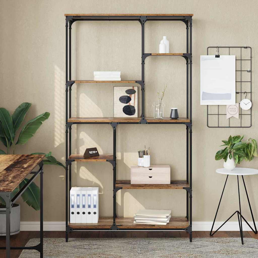 Bücherregal Altholz 99 x 35,5 x 176 cm Holzwerkstoff