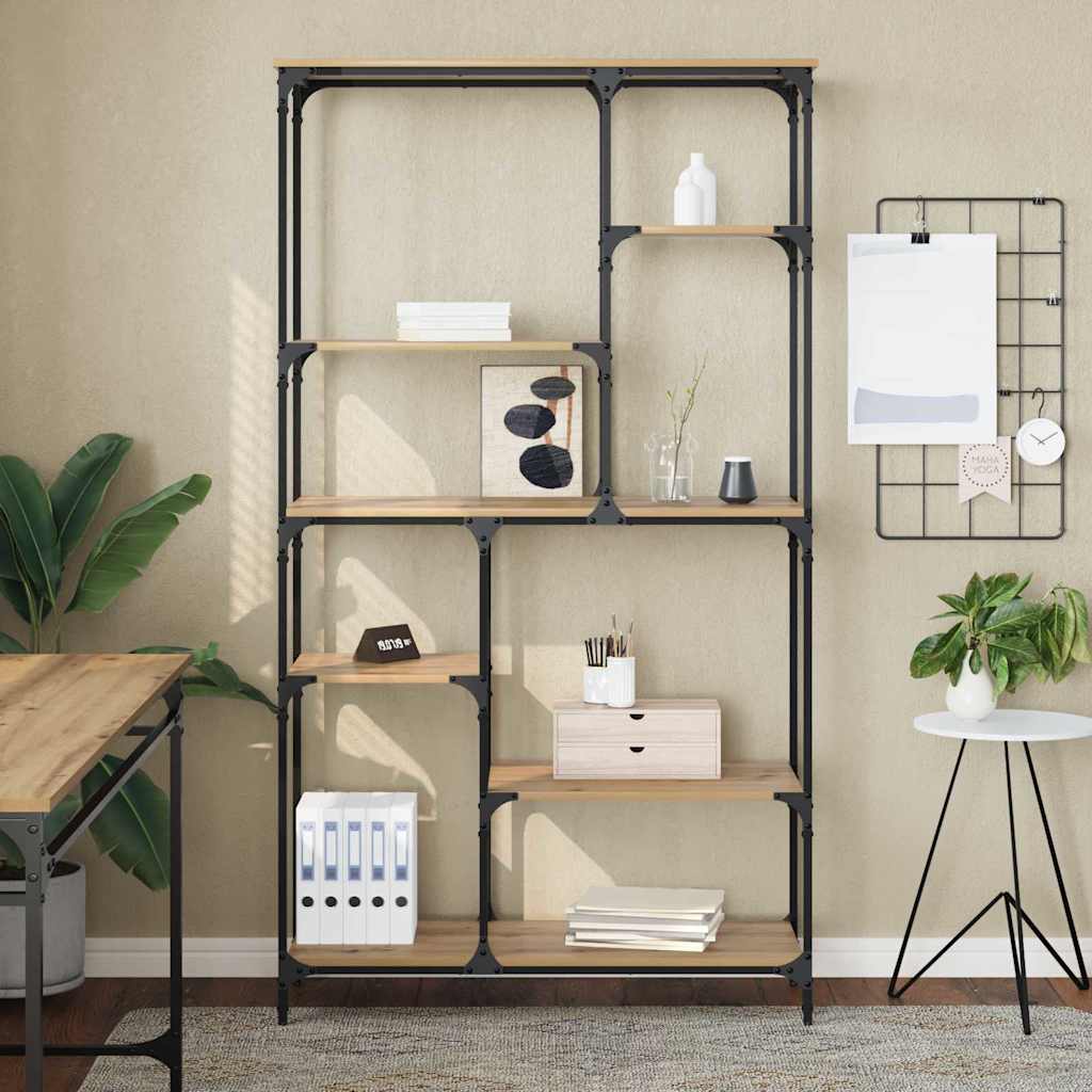 Bücherregal Artisan-Eiche 99 x 35,5 x 176 cm Holzwerkstoff