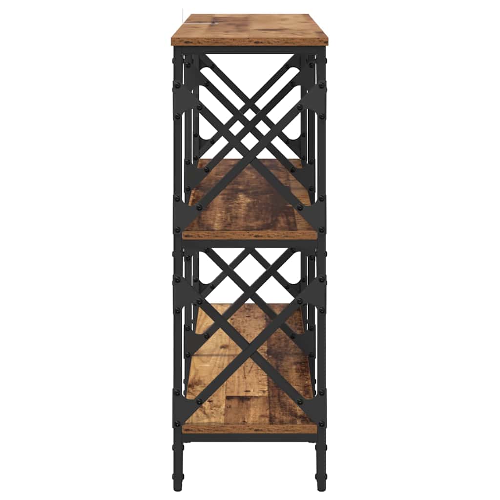 Konsolentisch Altholz 100 x 28 x 80,5 cm Holzwerkstoff