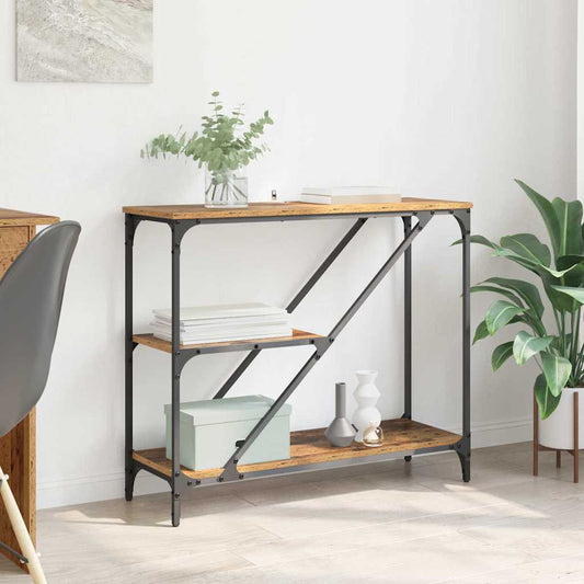 Konsolentisch Altholz 88,5 x 30 x 75 cm Holzwerkstoff