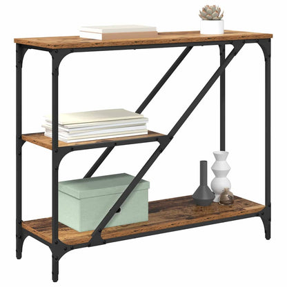 Konsolentisch Altholz 88,5 x 30 x 75 cm Holzwerkstoff