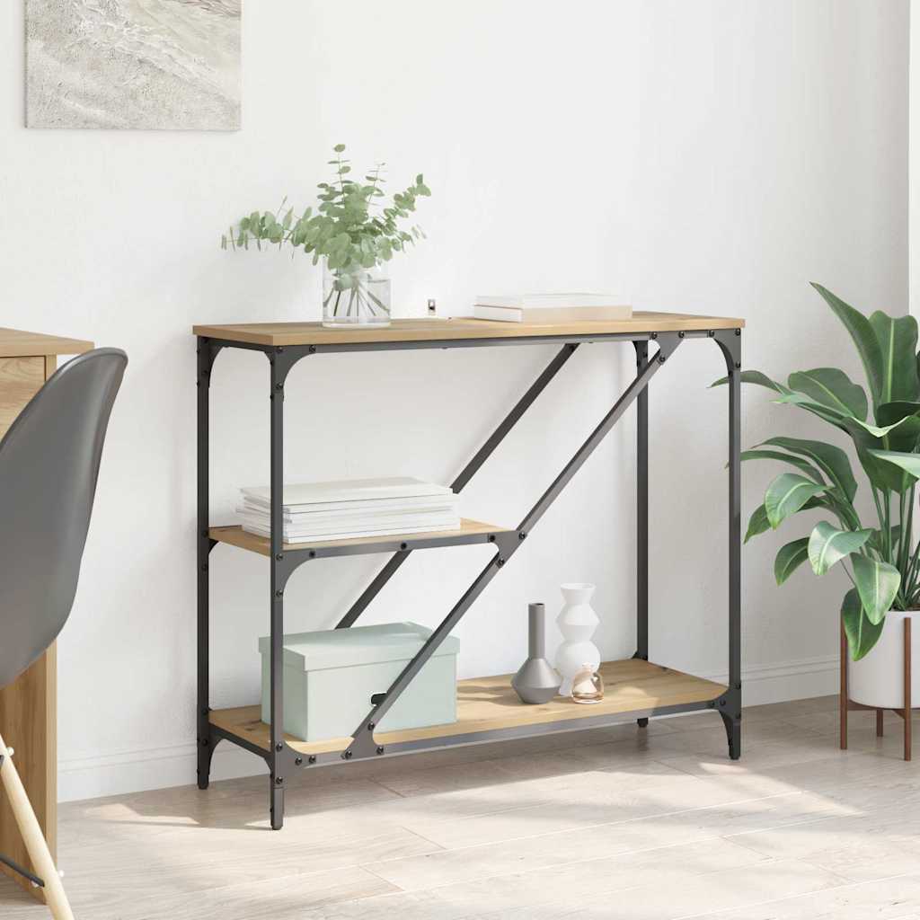 Konsolentisch Artisan-Eiche 88,5 x 30 x 75 cm Holzwerkstoff