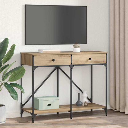 Konsolentisch Artisan-Eiche 100 x 39 x 78,5 cm Holzwerkstoff