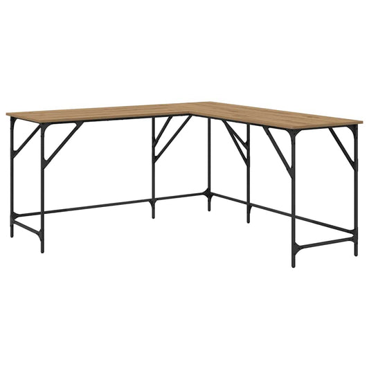 Schreibtisch Artisan-Eiche 149 x 149 x 75 cm Holzwerkstoff