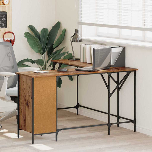 Schreibtisch Altholz 141 x 141 x 75 cm Holzwerkstoff