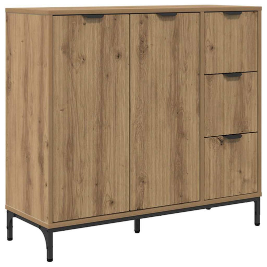 Sideboard Artisan-Eiche 89,5 x 33 x 82 cm Holzwerkstoff
