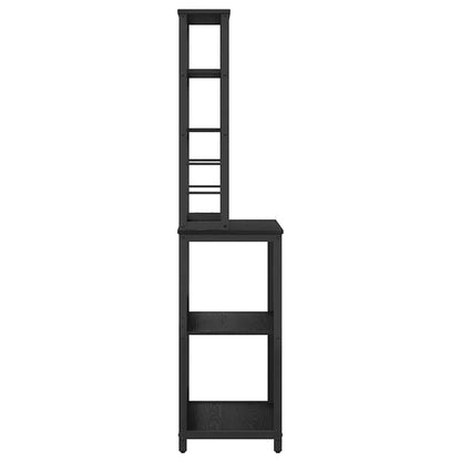 Küchenregal Schwarz Eichen-Optik 60 x 40 x 168 cm Holzwerkstoff