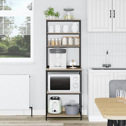 Küchenregal Sonoma-Eiche 60 x 40 x 168 cm Holzwerkstoff