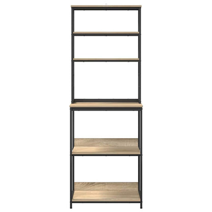 Küchenregal Sonoma-Eiche 60 x 40 x 168 cm Holzwerkstoff