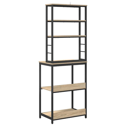 Küchenregal Sonoma-Eiche 60 x 40 x 168 cm Holzwerkstoff