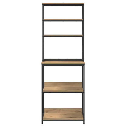 Küchenregal Artisan-Eiche 60 x 40 x 168 cm Holzwerkstoff