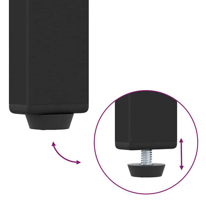 Küchenregal Schwarz Eichen-Optik 80 x 40 x 168 cm Holzwerkstoff