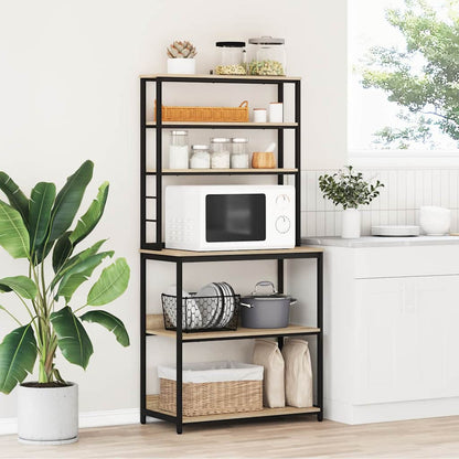 Küchenregal Sonoma-Eiche 80 x 40 x 168 cm Holzwerkstoff