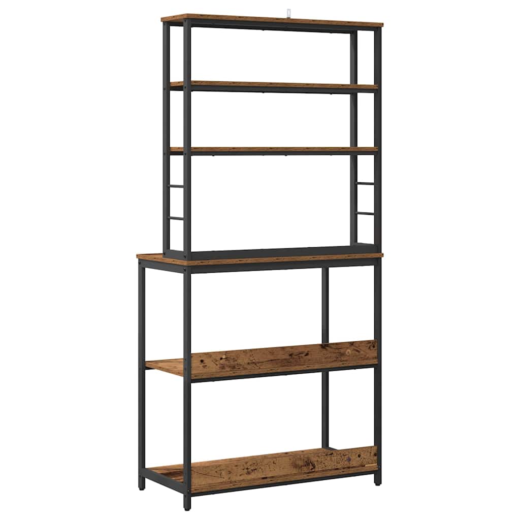 Küchenregal Altholz 80 x 40 x 168 cm Holzwerkstoff