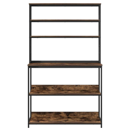 Küchenregal Geräucherte Eiche 100 x 40 x 168 cm Holzwerkstoff