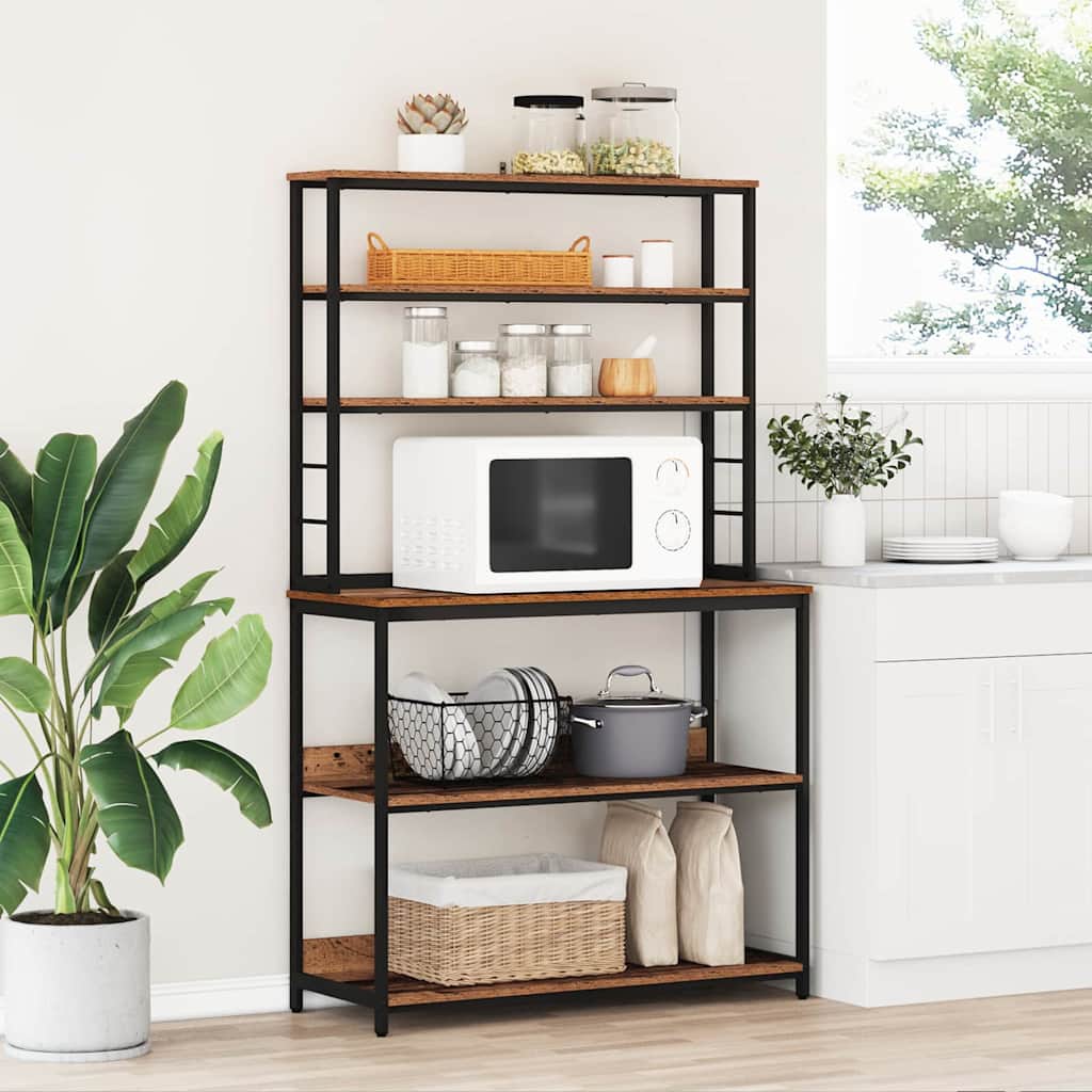 Küchenregal Altholz 100 x 40 x 168 cm Holzwerkstoff