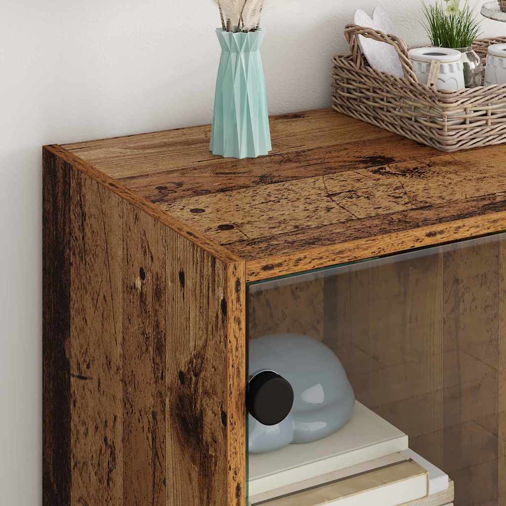 Seitenschrank Altholz 68 x 37 x 75,5 cm Holzwerkstoff