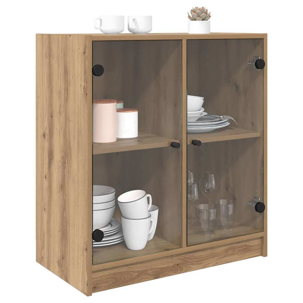 Seitenschrank Artisan-Eiche 68 x 37 x 75,5 cm Holzwerkstoff