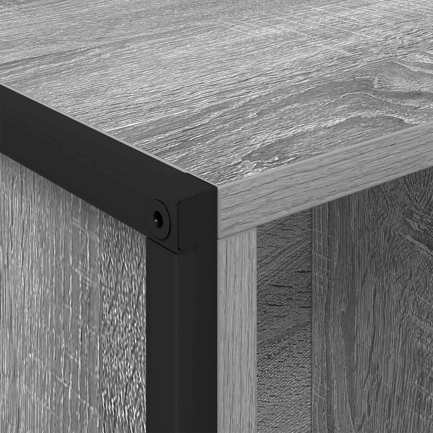 Bücherregal Graues Sonoma 99,5 x 30 x 108,5 cm Holzwerkstoff