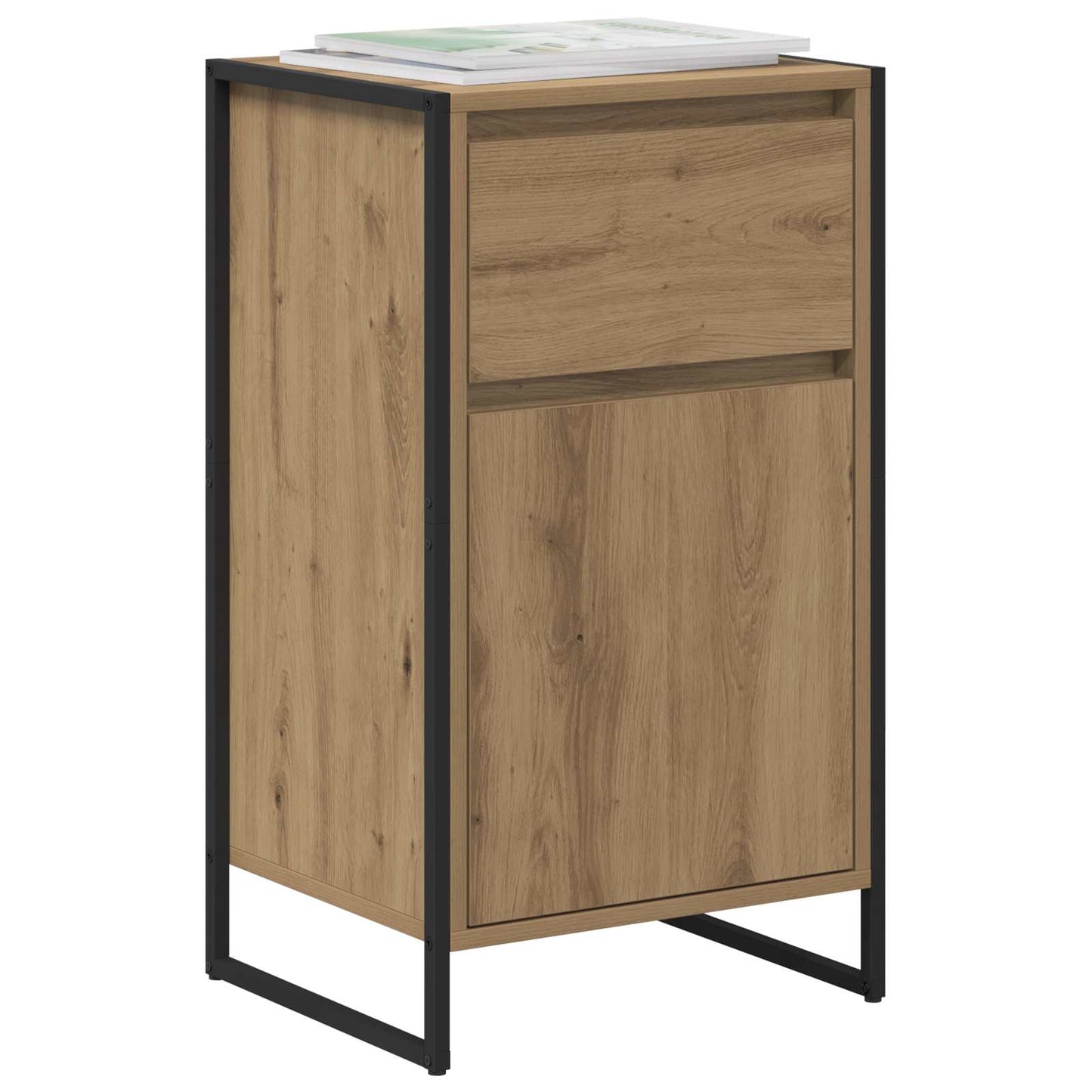 Sideboard Kunsthandwerk Eiche 81 x 36 x 150.5 cm Holzwerkstoff