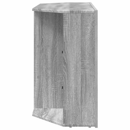 Eck-LED-TV-Schrank Graues Sonoma 106 x 40 x 68 cm Holzwerkstoff