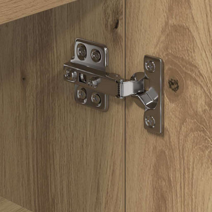 Eck-LED-TV-Schrank Artisan-Eiche 108 x 40 x 68 cm Holzwerkstoff